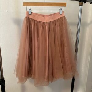AKIRA Blush A-Line Tulle Skirt